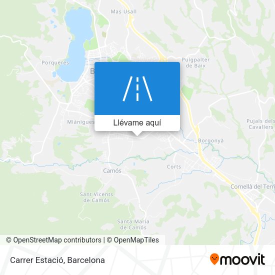 Mapa Carrer Estació
