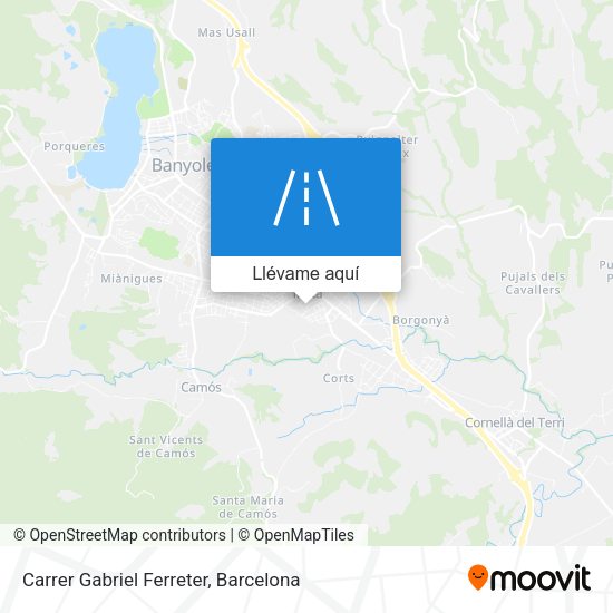 Mapa Carrer Gabriel Ferreter