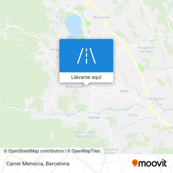 Mapa Carrer Menorca