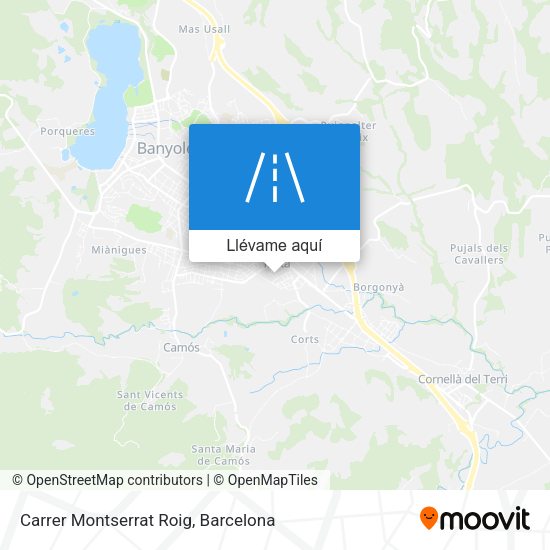 Mapa Carrer Montserrat Roig