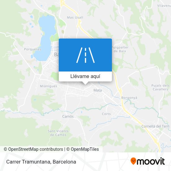 Mapa Carrer Tramuntana