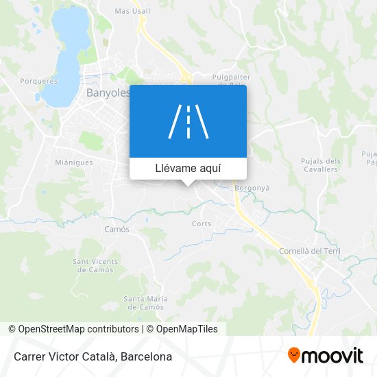 Mapa Carrer Victor Català