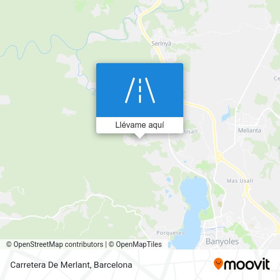 Mapa Carretera De Merlant