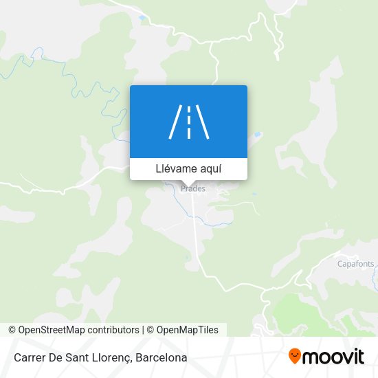 Mapa Carrer De Sant Llorenç