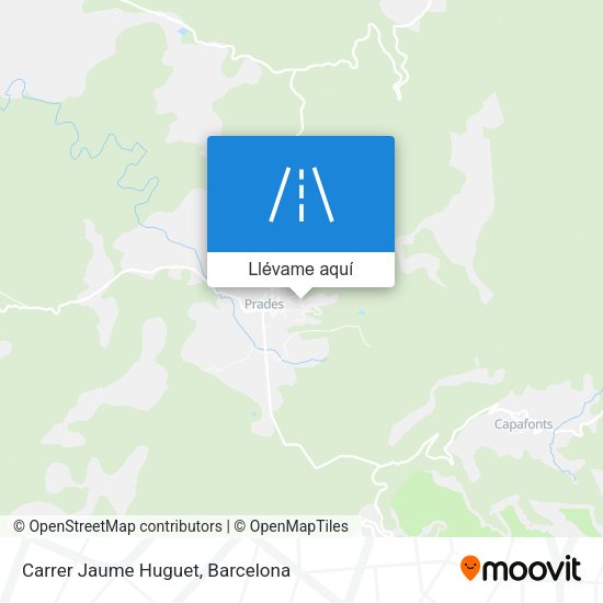 Mapa Carrer Jaume Huguet