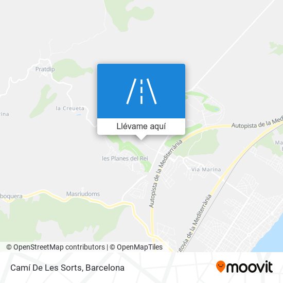 Mapa Camí De Les Sorts