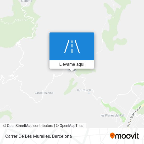 Mapa Carrer De Les Muralles