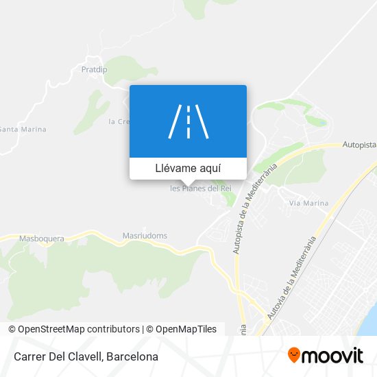 Mapa Carrer Del Clavell