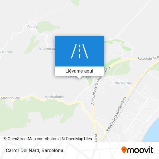 Mapa Carrer Del Nard