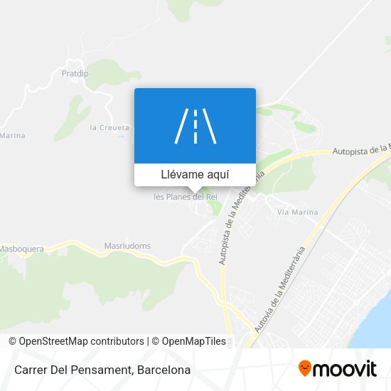 Mapa Carrer Del Pensament