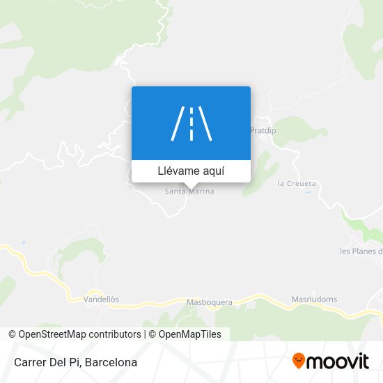 Mapa Carrer Del Pi