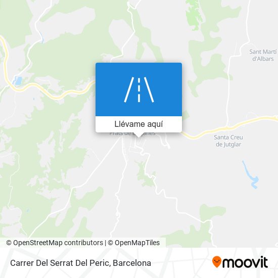 Mapa Carrer Del Serrat Del Peric