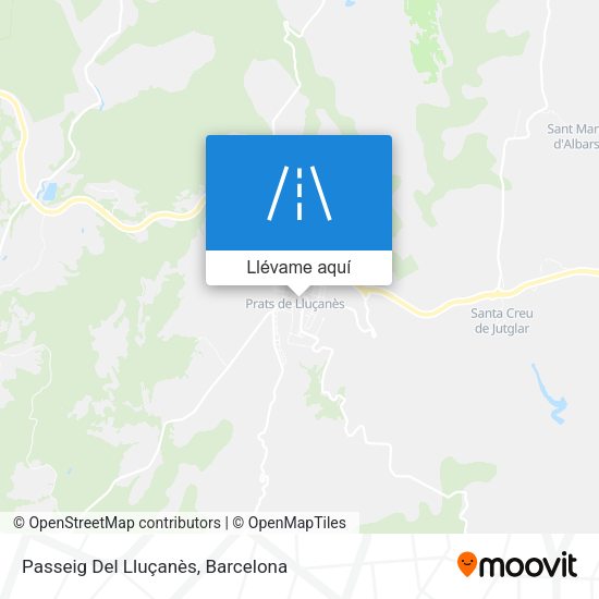 Mapa Passeig Del Lluçanès