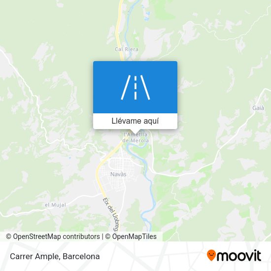 Mapa Carrer Ample