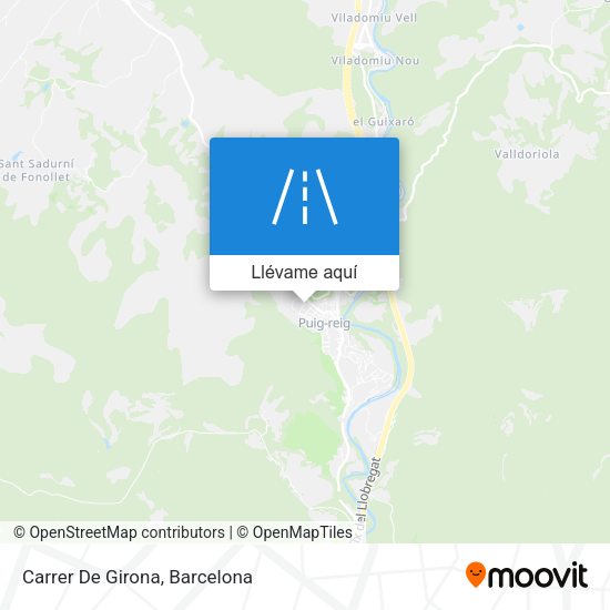 Mapa Carrer De Girona