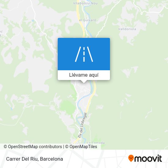 Mapa Carrer Del Riu