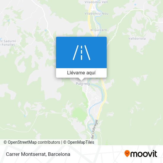 Mapa Carrer Montserrat