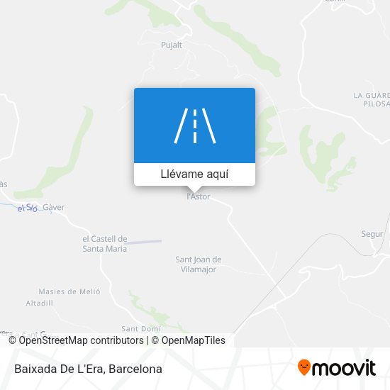 Mapa Baixada De L'Era