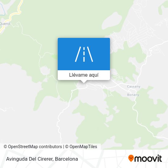 Mapa Avinguda Del Cirerer