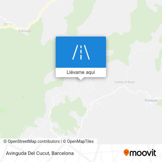 Mapa Avinguda Del Cucut