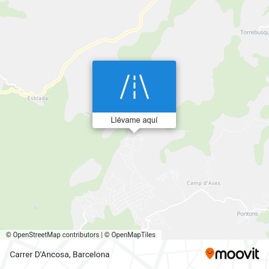 Mapa Carrer D'Ancosa