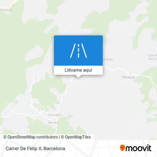 Mapa Carrer De Felip II