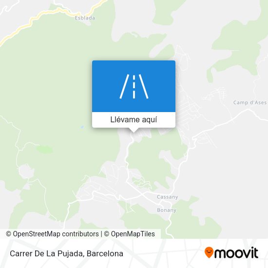 Mapa Carrer De La Pujada