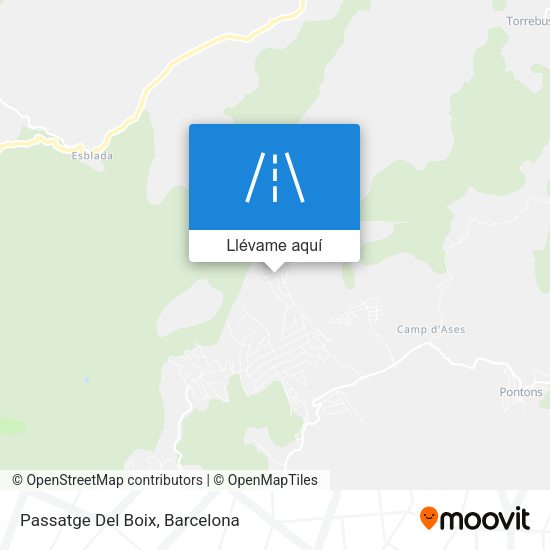 Mapa Passatge Del Boix
