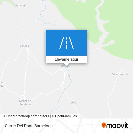 Mapa Carrer Del Pont