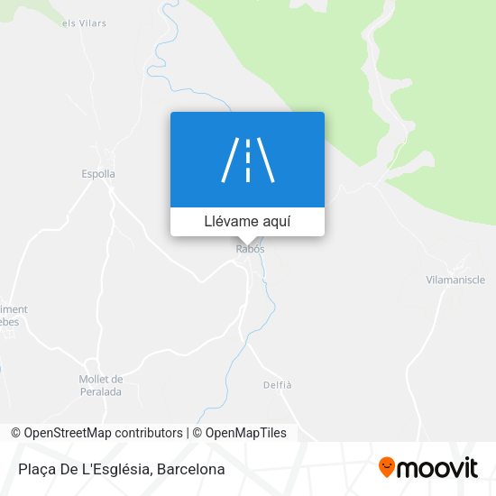 Mapa Plaça De L'Església