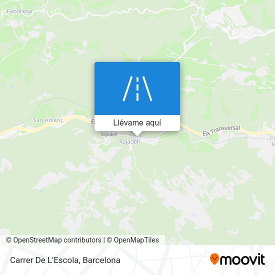 Mapa Carrer De L'Escola