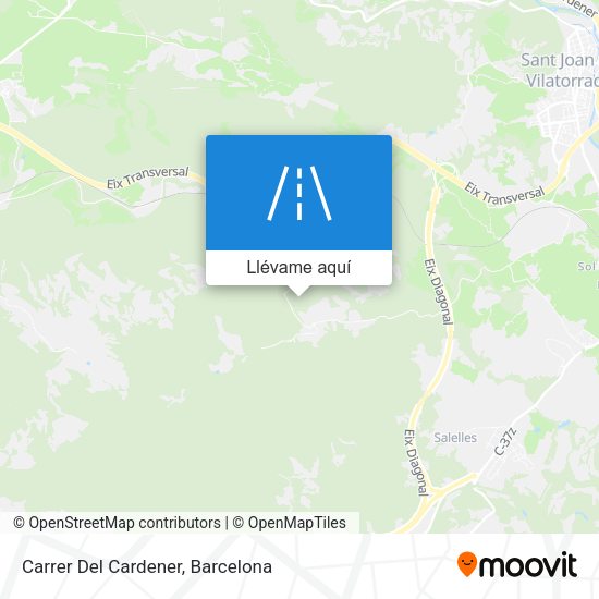Mapa Carrer Del Cardener