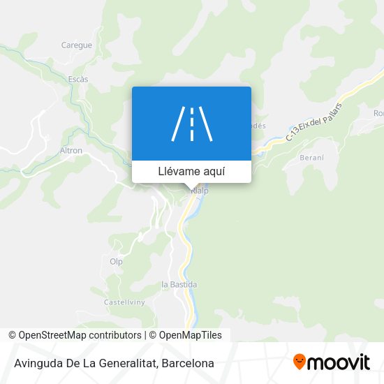 Mapa Avinguda De La Generalitat