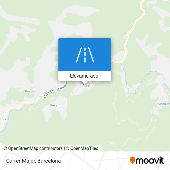 Mapa Carrer Major