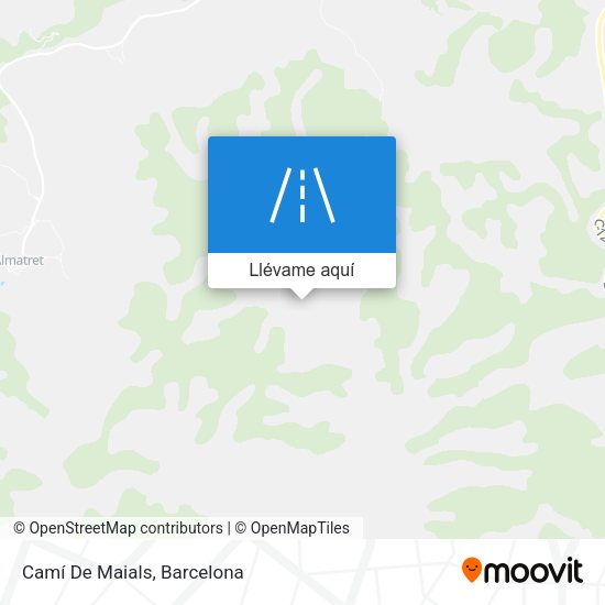 Mapa Camí De Maials