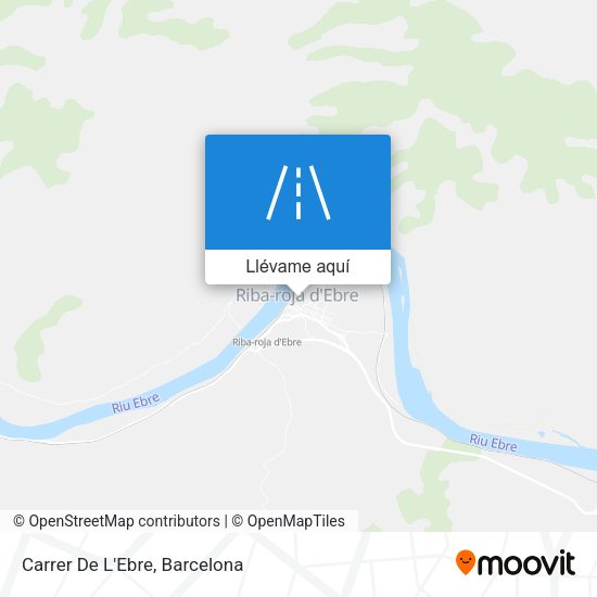 Mapa Carrer De L'Ebre