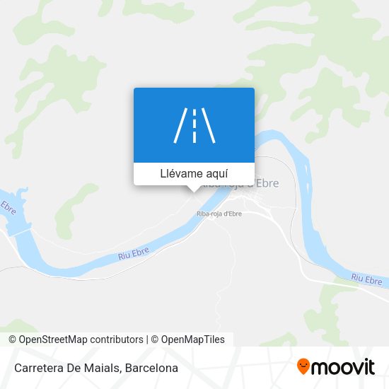 Mapa Carretera De Maials