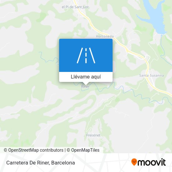 Mapa Carretera De Riner