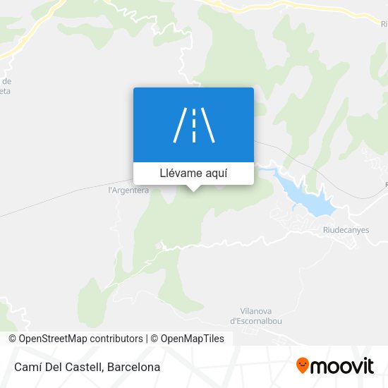 Mapa Camí Del Castell