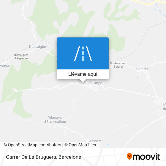 Mapa Carrer De La Bruguera