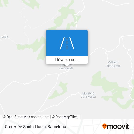 Mapa Carrer De Santa Llúcia