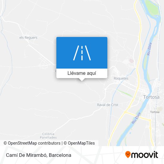 Mapa Camí De Mirambó