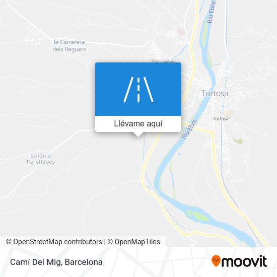 Mapa Camí Del Mig