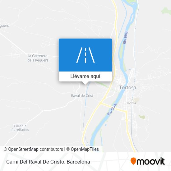Mapa Camí Del Raval De Cristo