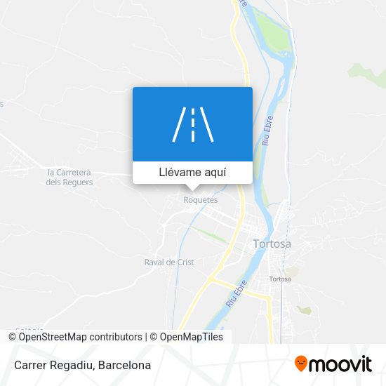 Mapa Carrer Regadiu