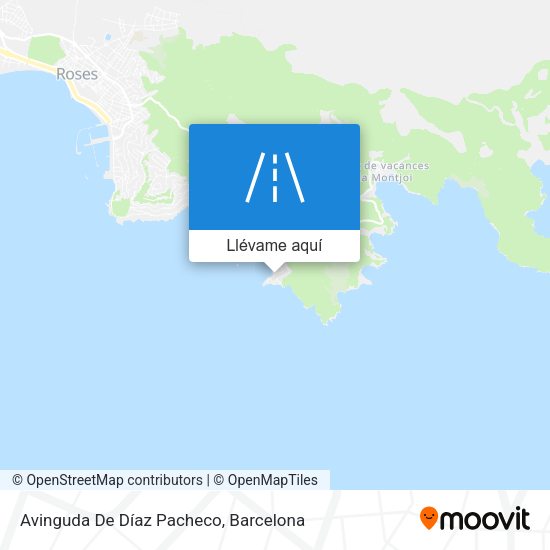 Mapa Avinguda De Díaz Pacheco
