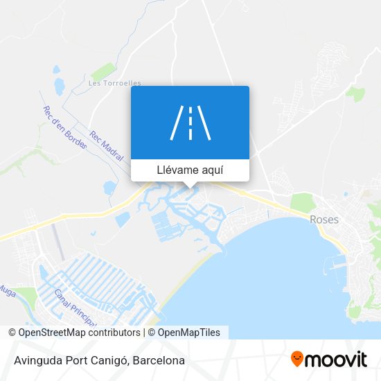 Mapa Avinguda Port Canigó