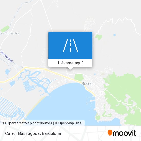 Mapa Carrer Bassegoda