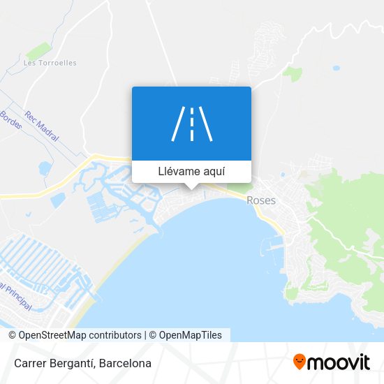 Mapa Carrer Bergantí