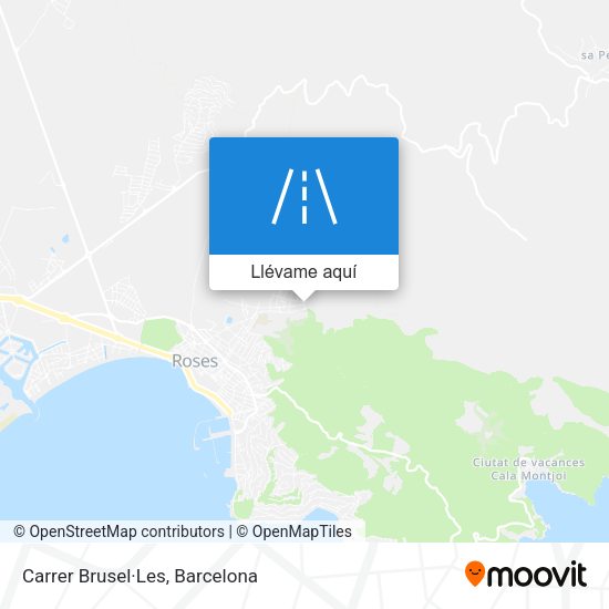 Mapa Carrer Brusel·Les
